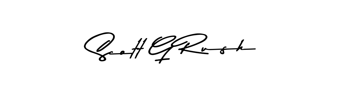 The best way (Asem Kandis PERSONAL USE) to make a short signature is to pick only two or three words in your name. The name Scott G Rush include a total of six letters. For converting this name. Scott G Rush signature style 9 images and pictures png