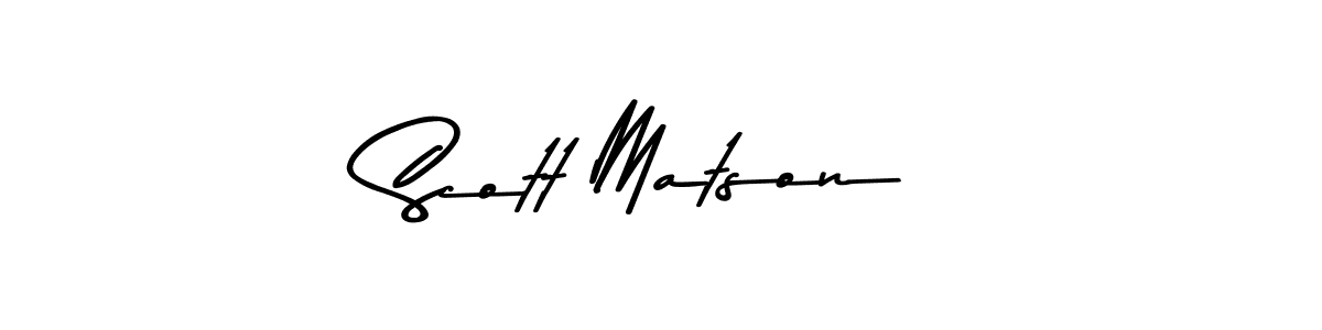 Scott Matson stylish signature style. Best Handwritten Sign (Asem Kandis PERSONAL USE) for my name. Handwritten Signature Collection Ideas for my name Scott Matson. Scott Matson signature style 9 images and pictures png