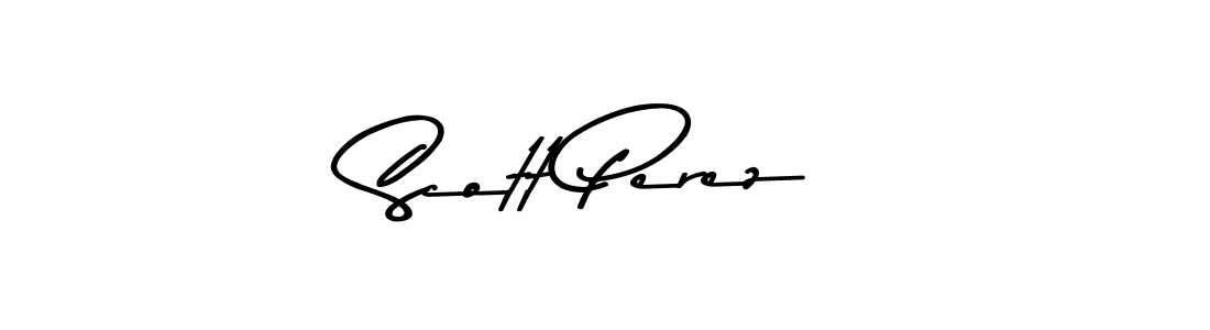 Use a signature maker to create a handwritten signature online. With this signature software, you can design (Asem Kandis PERSONAL USE) your own signature for name Scott Perez. Scott Perez signature style 9 images and pictures png