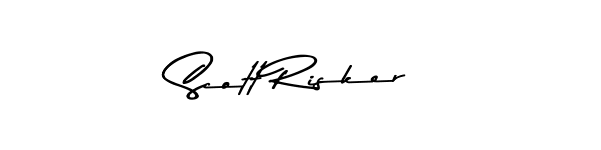 Design your own signature with our free online signature maker. With this signature software, you can create a handwritten (Asem Kandis PERSONAL USE) signature for name Scott Risker. Scott Risker signature style 9 images and pictures png