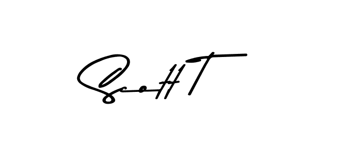 Also You can easily find your signature by using the search form. We will create Scott T name handwritten signature images for you free of cost using Asem Kandis PERSONAL USE sign style. Scott T signature style 9 images and pictures png