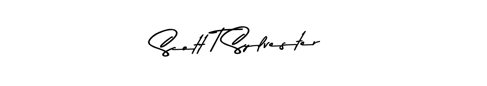 You should practise on your own different ways (Asem Kandis PERSONAL USE) to write your name (Scott T Sylvester) in signature. don't let someone else do it for you. Scott T Sylvester signature style 9 images and pictures png