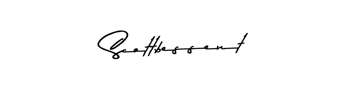 How to Draw Scottbessent signature style? Asem Kandis PERSONAL USE is a latest design signature styles for name Scottbessent. Scottbessent signature style 9 images and pictures png