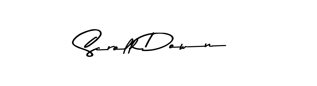 How to Draw Scroll Down signature style? Asem Kandis PERSONAL USE is a latest design signature styles for name Scroll Down. Scroll Down signature style 9 images and pictures png