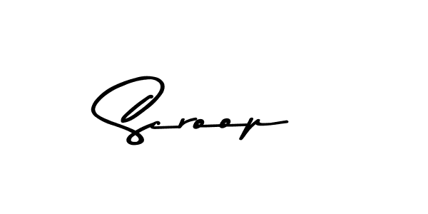 How to make Scroop signature? Asem Kandis PERSONAL USE is a professional autograph style. Create handwritten signature for Scroop name. Scroop signature style 9 images and pictures png