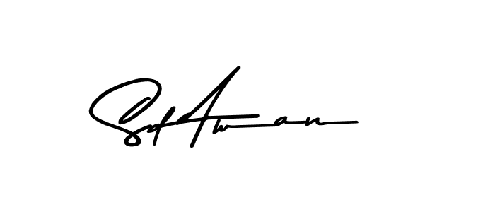 You should practise on your own different ways (Asem Kandis PERSONAL USE) to write your name (Sd Awan) in signature. don't let someone else do it for you. Sd Awan signature style 9 images and pictures png