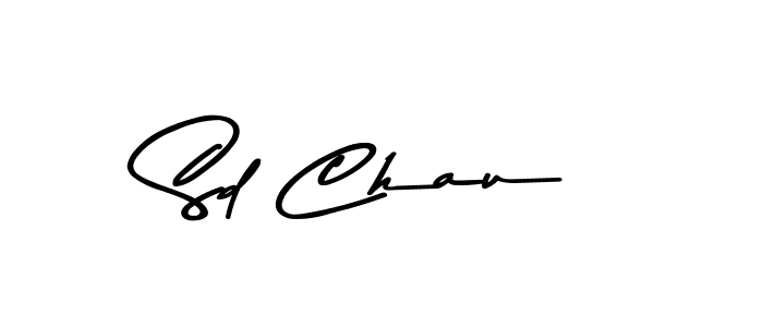 This is the best signature style for the Sd Chau name. Also you like these signature font (Asem Kandis PERSONAL USE). Mix name signature. Sd Chau signature style 9 images and pictures png