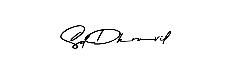 Use a signature maker to create a handwritten signature online. With this signature software, you can design (Asem Kandis PERSONAL USE) your own signature for name Sd Dhruvil. Sd Dhruvil signature style 9 images and pictures png