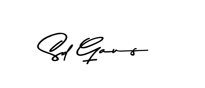 Design your own signature with our free online signature maker. With this signature software, you can create a handwritten (Asem Kandis PERSONAL USE) signature for name Sd Gaus. Sd Gaus signature style 9 images and pictures png