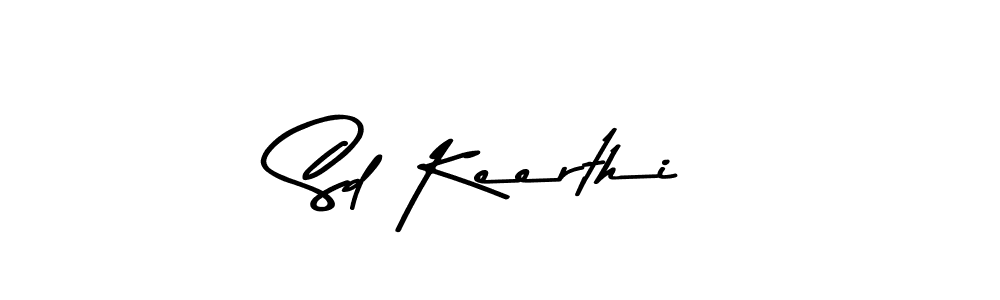 Similarly Asem Kandis PERSONAL USE is the best handwritten signature design. Signature creator online .You can use it as an online autograph creator for name Sd Keerthi. Sd Keerthi signature style 9 images and pictures png