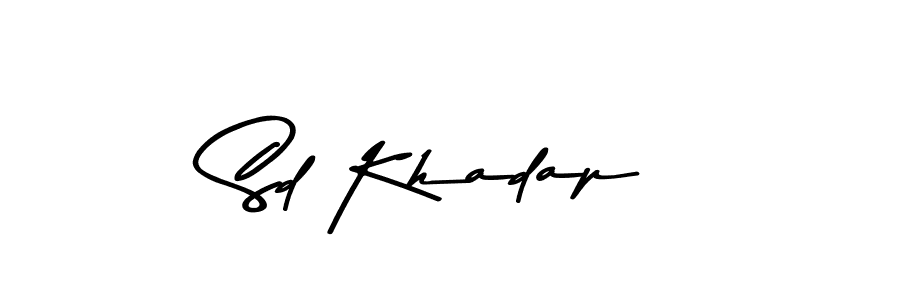 Make a beautiful signature design for name Sd Khadap. Use this online signature maker to create a handwritten signature for free. Sd Khadap signature style 9 images and pictures png