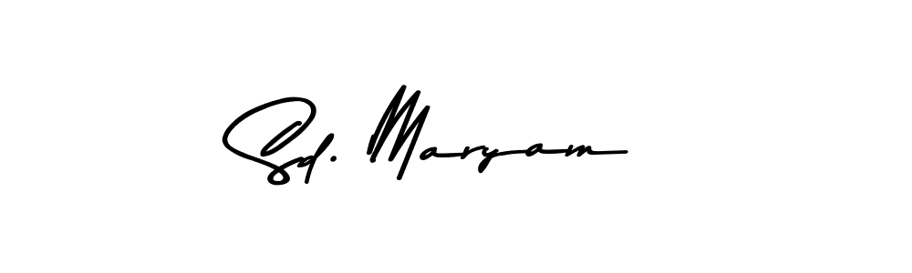 Also we have Sd. Maryam name is the best signature style. Create professional handwritten signature collection using Asem Kandis PERSONAL USE autograph style. Sd. Maryam signature style 9 images and pictures png