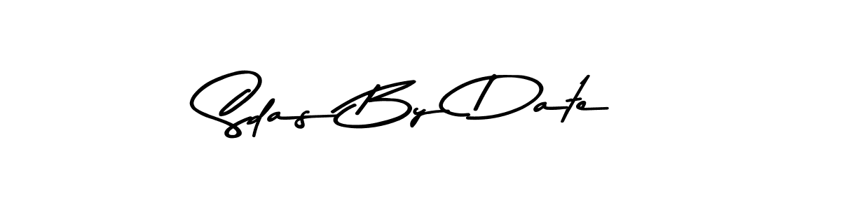How to make Sdas By Date name signature. Use Asem Kandis PERSONAL USE style for creating short signs online. This is the latest handwritten sign. Sdas By Date signature style 9 images and pictures png