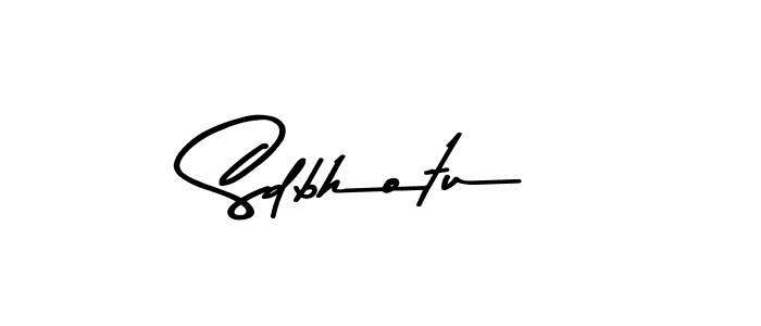 Make a beautiful signature design for name Sdbhotu. With this signature (Asem Kandis PERSONAL USE) style, you can create a handwritten signature for free. Sdbhotu signature style 9 images and pictures png