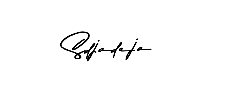 Also we have Sdjadeja name is the best signature style. Create professional handwritten signature collection using Asem Kandis PERSONAL USE autograph style. Sdjadeja signature style 9 images and pictures png