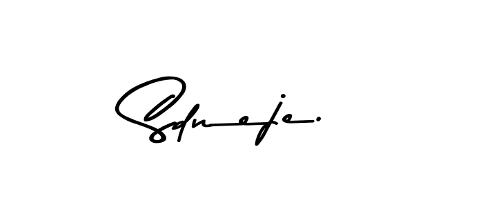 Also You can easily find your signature by using the search form. We will create Sdneje. name handwritten signature images for you free of cost using Asem Kandis PERSONAL USE sign style. Sdneje. signature style 9 images and pictures png