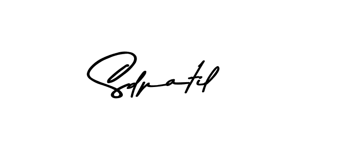 Use a signature maker to create a handwritten signature online. With this signature software, you can design (Asem Kandis PERSONAL USE) your own signature for name Sdpatil. Sdpatil signature style 9 images and pictures png