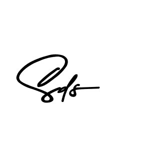 Use a signature maker to create a handwritten signature online. With this signature software, you can design (Asem Kandis PERSONAL USE) your own signature for name Sds. Sds signature style 9 images and pictures png