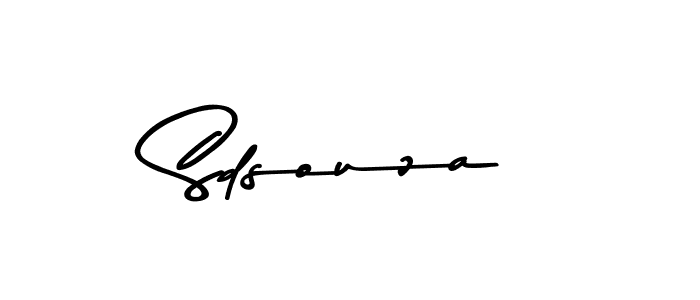 You should practise on your own different ways (Asem Kandis PERSONAL USE) to write your name (Sdsouza) in signature. don't let someone else do it for you. Sdsouza signature style 9 images and pictures png