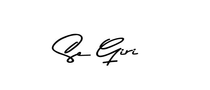 This is the best signature style for the Se Giri name. Also you like these signature font (Asem Kandis PERSONAL USE). Mix name signature. Se Giri signature style 9 images and pictures png