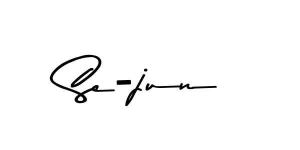 Design your own signature with our free online signature maker. With this signature software, you can create a handwritten (Asem Kandis PERSONAL USE) signature for name Se-jun. Se-jun signature style 9 images and pictures png