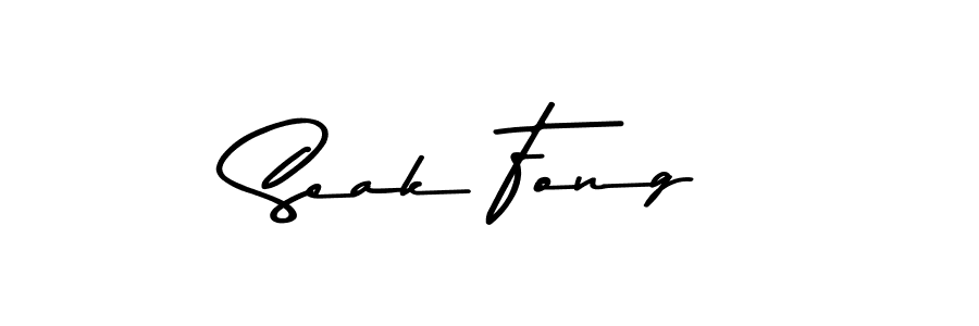 How to make Seak Fong signature? Asem Kandis PERSONAL USE is a professional autograph style. Create handwritten signature for Seak Fong name. Seak Fong signature style 9 images and pictures png