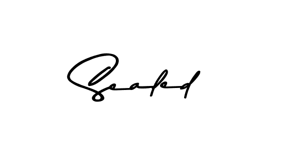 if you are searching for the best signature style for your name Sealed. so please give up your signature search. here we have designed multiple signature styles  using Asem Kandis PERSONAL USE. Sealed signature style 9 images and pictures png