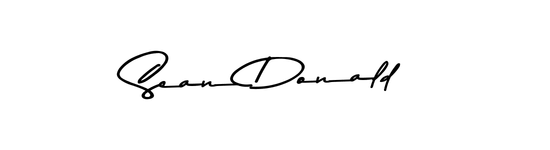 How to make Sean Donald signature? Asem Kandis PERSONAL USE is a professional autograph style. Create handwritten signature for Sean Donald name. Sean Donald signature style 9 images and pictures png