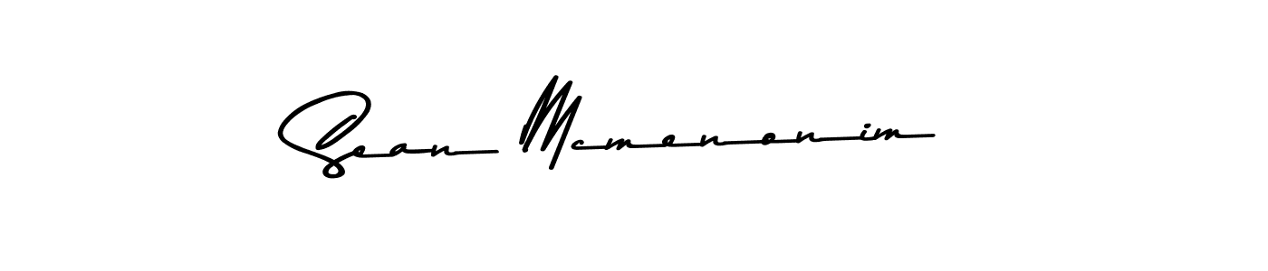 Make a beautiful signature design for name Sean Mcmenonim. Use this online signature maker to create a handwritten signature for free. Sean Mcmenonim signature style 9 images and pictures png