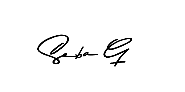 How to Draw Seba G signature style? Asem Kandis PERSONAL USE is a latest design signature styles for name Seba G. Seba G signature style 9 images and pictures png