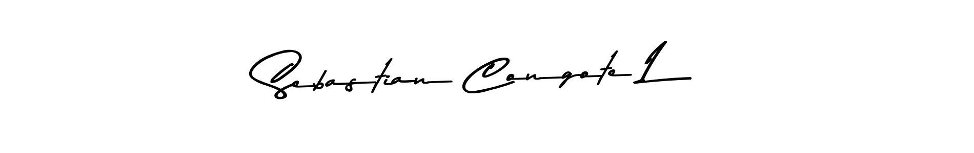 Make a beautiful signature design for name Sebastian Congote L. With this signature (Asem Kandis PERSONAL USE) style, you can create a handwritten signature for free. Sebastian Congote L signature style 9 images and pictures png