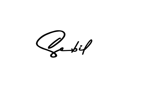 Design your own signature with our free online signature maker. With this signature software, you can create a handwritten (Asem Kandis PERSONAL USE) signature for name Sebil. Sebil signature style 9 images and pictures png