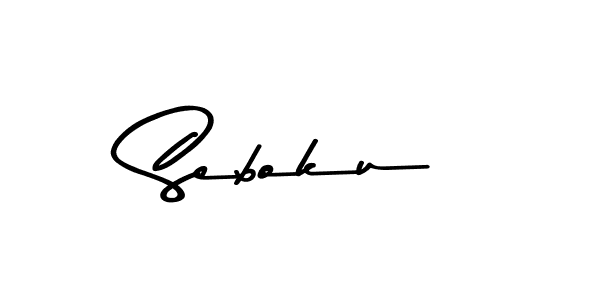 Make a beautiful signature design for name Seboku. Use this online signature maker to create a handwritten signature for free. Seboku signature style 9 images and pictures png