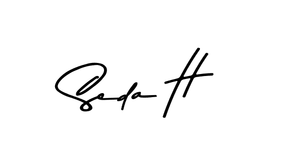 How to Draw Seda H signature style? Asem Kandis PERSONAL USE is a latest design signature styles for name Seda H. Seda H signature style 9 images and pictures png