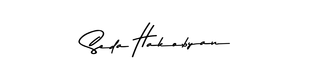 Design your own signature with our free online signature maker. With this signature software, you can create a handwritten (Asem Kandis PERSONAL USE) signature for name Seda Hakobyan. Seda Hakobyan signature style 9 images and pictures png
