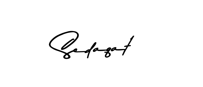 Create a beautiful signature design for name Sedaqat. With this signature (Asem Kandis PERSONAL USE) fonts, you can make a handwritten signature for free. Sedaqat signature style 9 images and pictures png