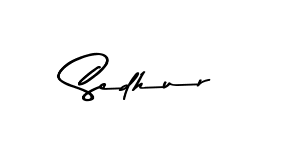 The best way (Asem Kandis PERSONAL USE) to make a short signature is to pick only two or three words in your name. The name Sedhur include a total of six letters. For converting this name. Sedhur signature style 9 images and pictures png