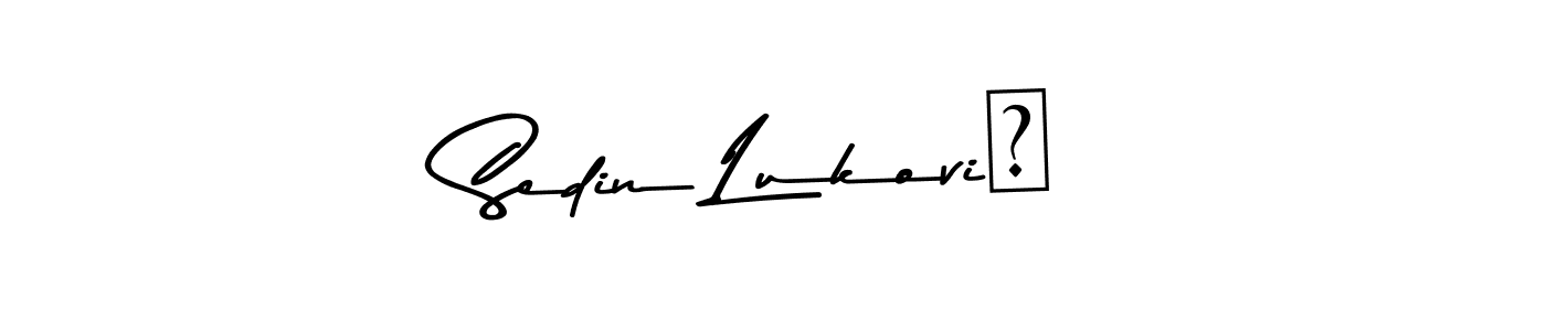 How to make Sedin Luković signature? Asem Kandis PERSONAL USE is a professional autograph style. Create handwritten signature for Sedin Luković name. Sedin Luković signature style 9 images and pictures png