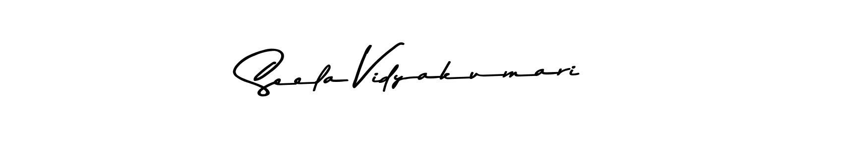 Make a beautiful signature design for name Seela Vidyakumari. Use this online signature maker to create a handwritten signature for free. Seela Vidyakumari signature style 9 images and pictures png