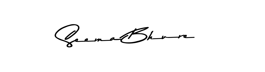 Use a signature maker to create a handwritten signature online. With this signature software, you can design (Asem Kandis PERSONAL USE) your own signature for name Seema Bhure. Seema Bhure signature style 9 images and pictures png