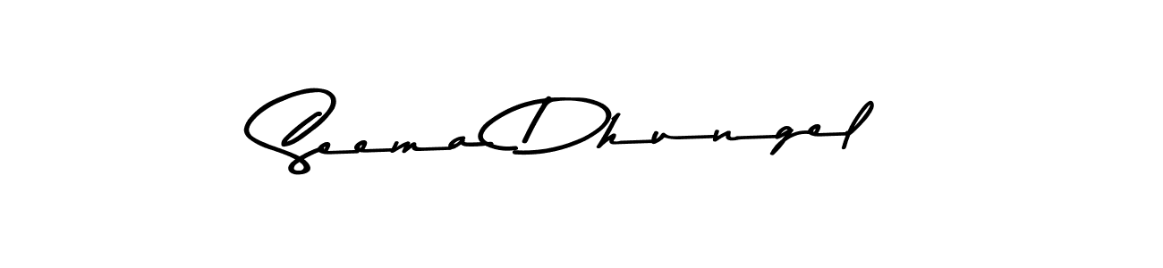 How to make Seema Dhungel signature? Asem Kandis PERSONAL USE is a professional autograph style. Create handwritten signature for Seema Dhungel name. Seema Dhungel signature style 9 images and pictures png