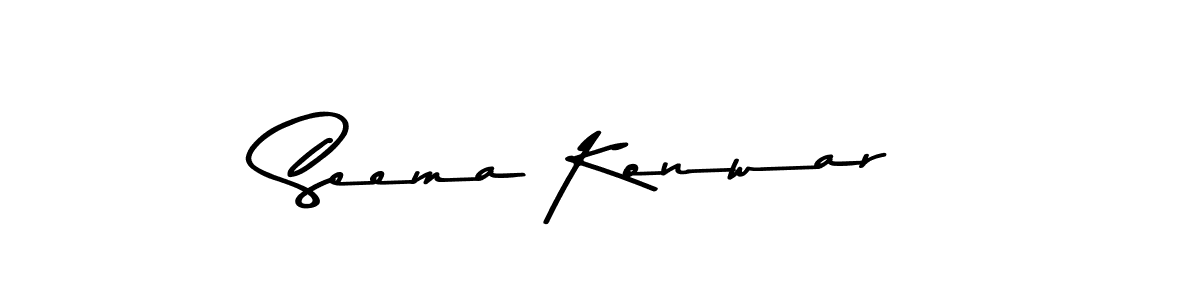 It looks lik you need a new signature style for name Seema Konwar. Design unique handwritten (Asem Kandis PERSONAL USE) signature with our free signature maker in just a few clicks. Seema Konwar signature style 9 images and pictures png