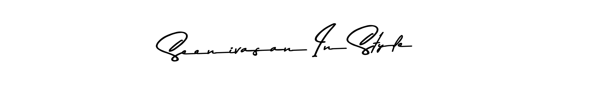 Make a beautiful signature design for name Seenivasan In Style. Use this online signature maker to create a handwritten signature for free. Seenivasan In Style signature style 9 images and pictures png