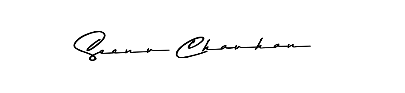 Make a beautiful signature design for name Seenu Chauhan. Use this online signature maker to create a handwritten signature for free. Seenu Chauhan signature style 9 images and pictures png