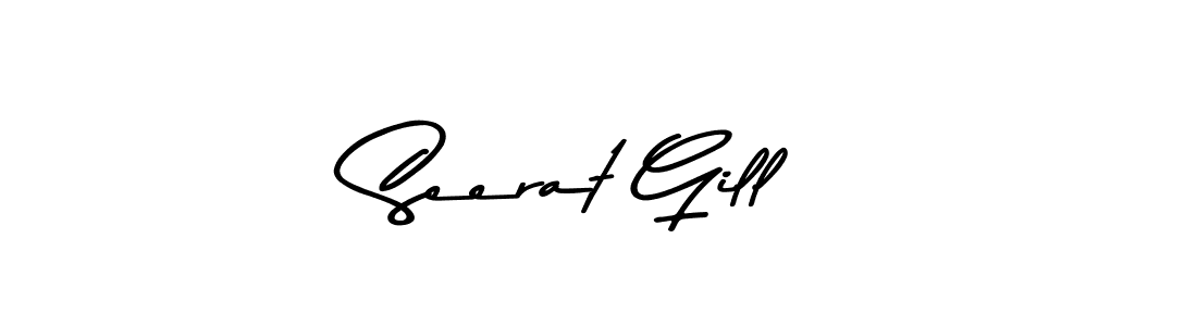 Similarly Asem Kandis PERSONAL USE is the best handwritten signature design. Signature creator online .You can use it as an online autograph creator for name Seerat Gill. Seerat Gill signature style 9 images and pictures png
