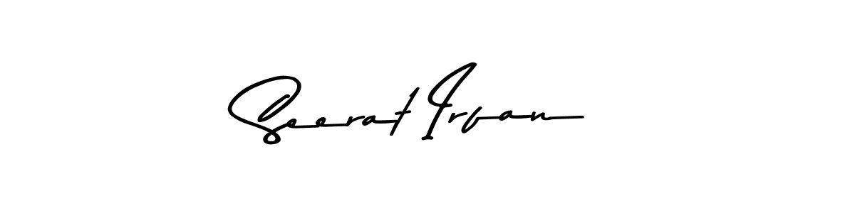 How to make Seerat Irfan signature? Asem Kandis PERSONAL USE is a professional autograph style. Create handwritten signature for Seerat Irfan name. Seerat Irfan signature style 9 images and pictures png