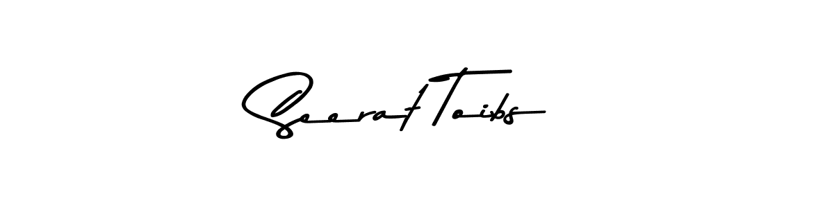 Design your own signature with our free online signature maker. With this signature software, you can create a handwritten (Asem Kandis PERSONAL USE) signature for name Seerat Toibs. Seerat Toibs signature style 9 images and pictures png