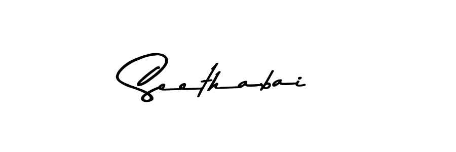 if you are searching for the best signature style for your name Seethabai. so please give up your signature search. here we have designed multiple signature styles  using Asem Kandis PERSONAL USE. Seethabai signature style 9 images and pictures png