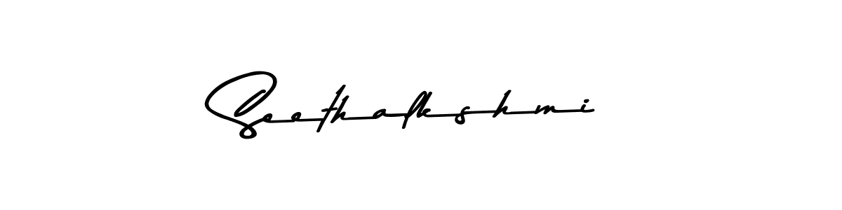 Make a beautiful signature design for name Seethalkshmi. With this signature (Asem Kandis PERSONAL USE) style, you can create a handwritten signature for free. Seethalkshmi signature style 9 images and pictures png