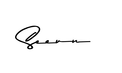 How to make Seeun signature? Asem Kandis PERSONAL USE is a professional autograph style. Create handwritten signature for Seeun name. Seeun signature style 9 images and pictures png